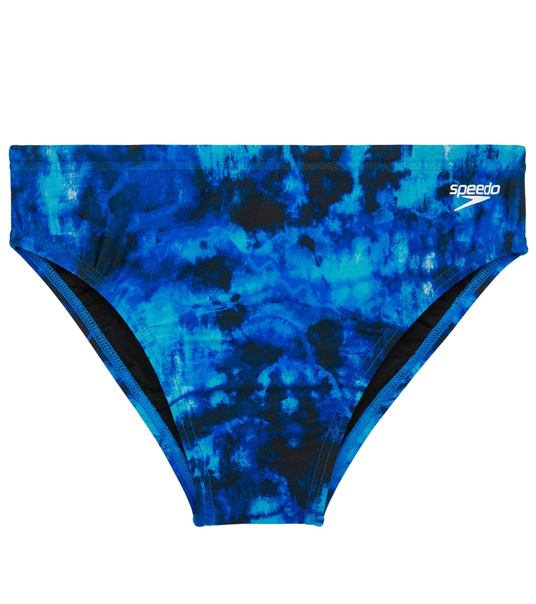 Speedo Vibe Men's Printed One Brief Swimsuit Washed Tie Dye