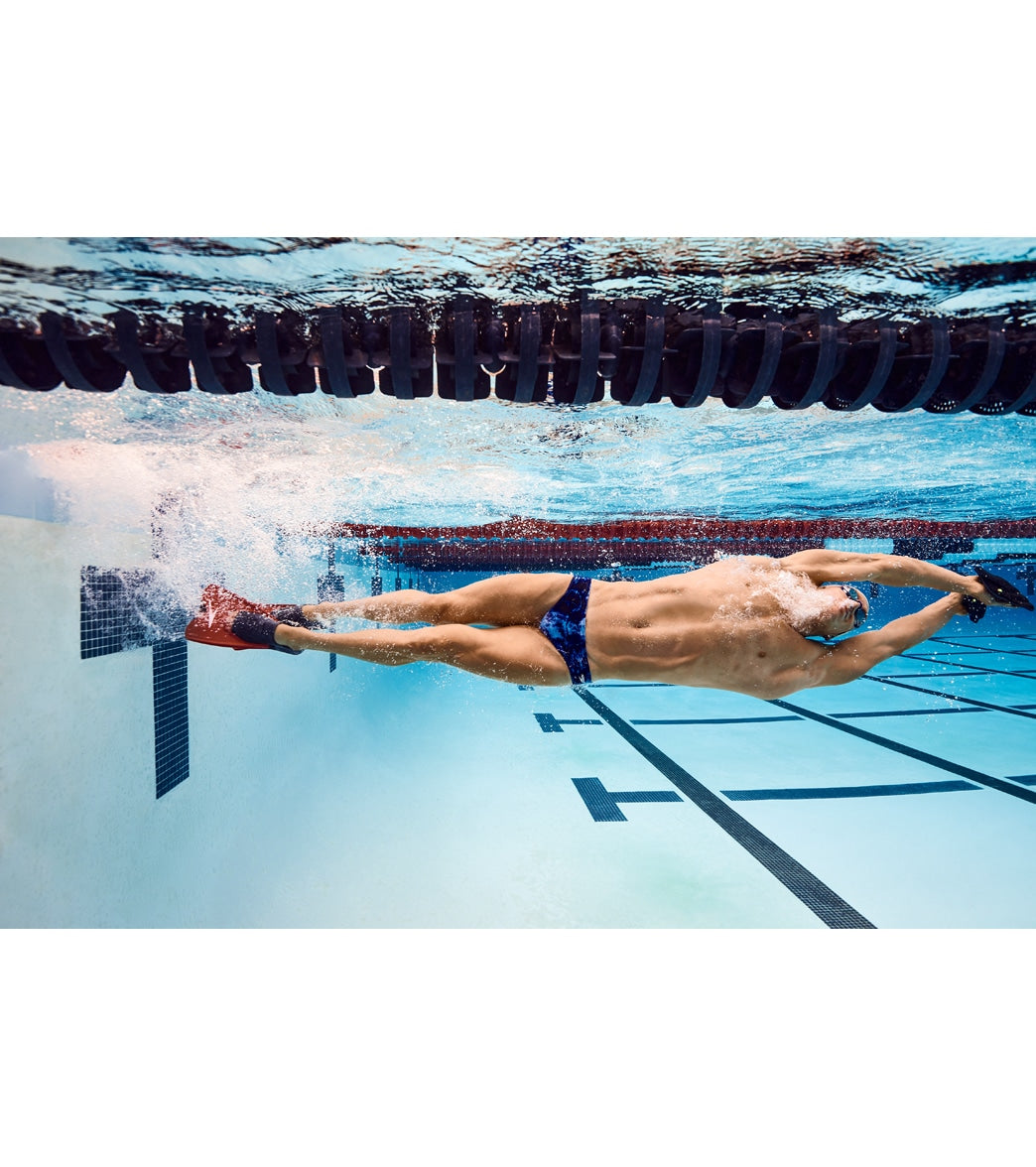 Speedo Vibe Men's Printed One Brief Swimsuit Washed Tie Dye