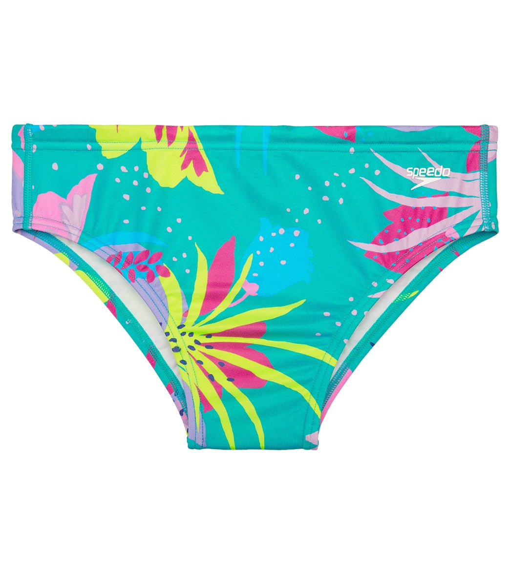 Speedo Vibe Men's Printed One Brief Swimsuit Floating Floral