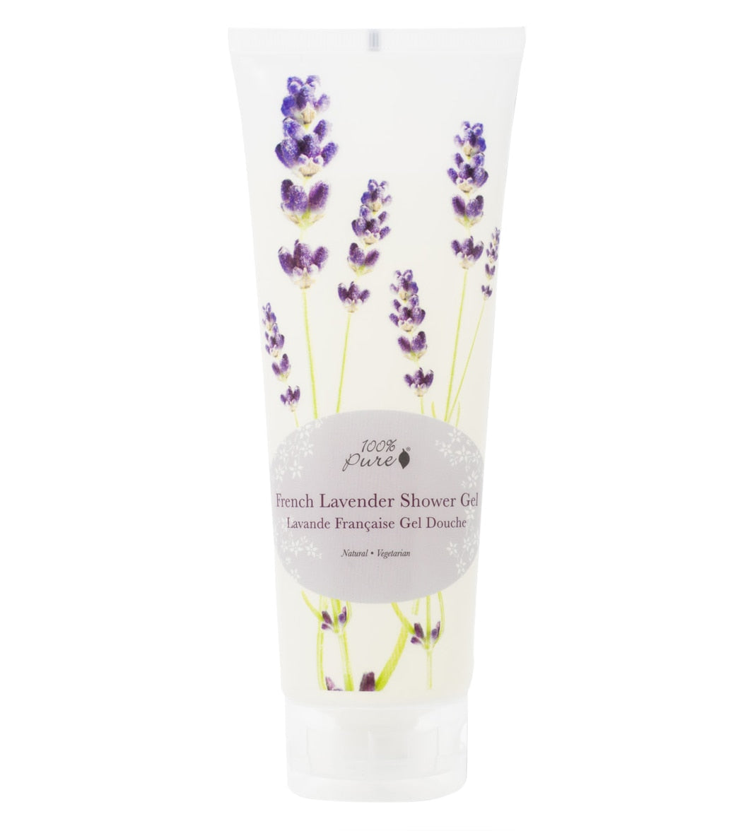 100% Pure French Lavender Shower Gel 8 oz.