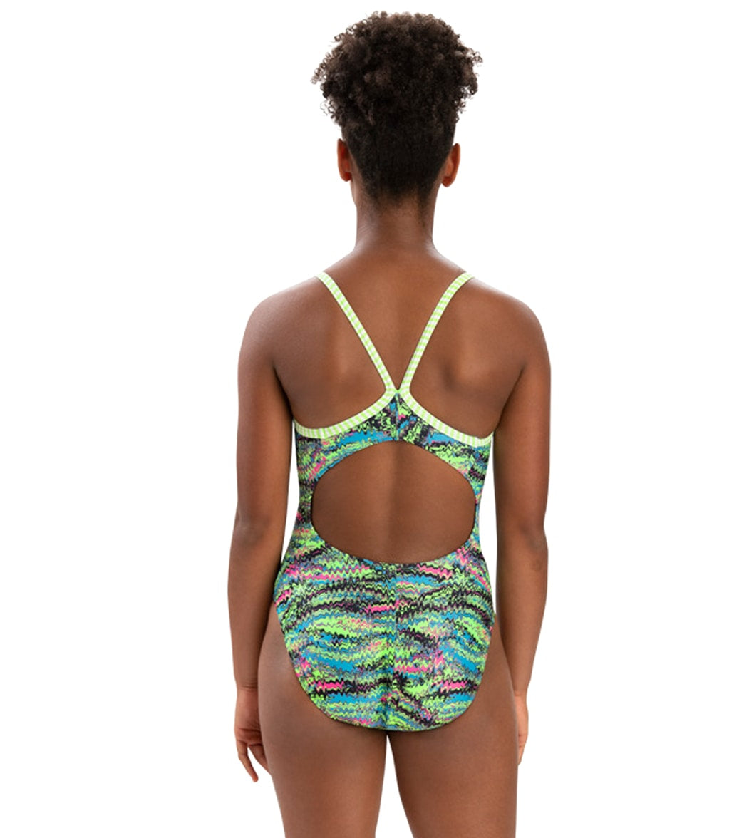 Dolfin Uglies Women's V-2 Back One Piece Swimsuit Lifeline