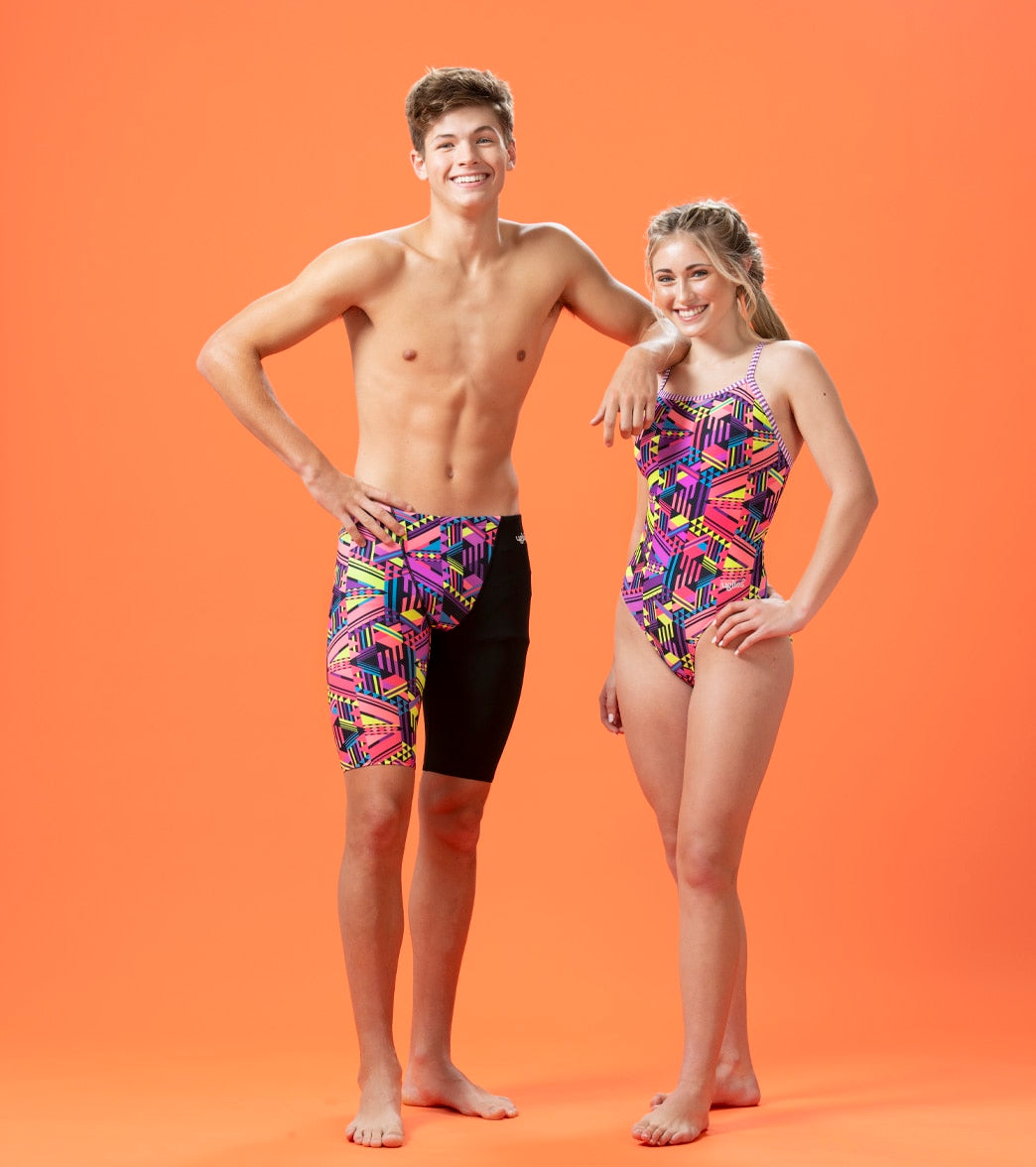 Dolfin Uglies Women's V-2 Back One Piece Swimsuit Intergalactic