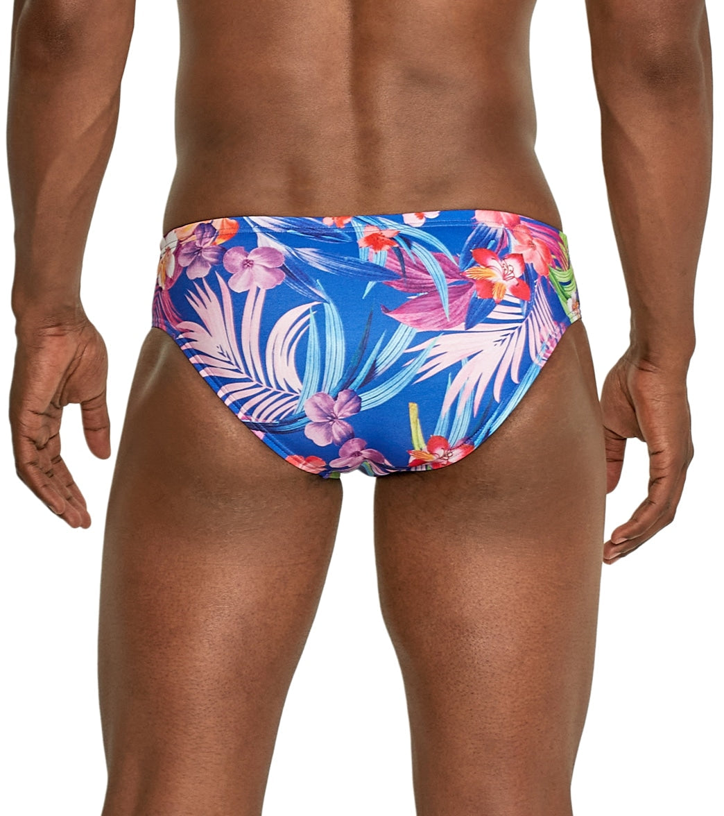 Speedo Vibe Men's Printed One Brief Swimsuit Tropical Trance