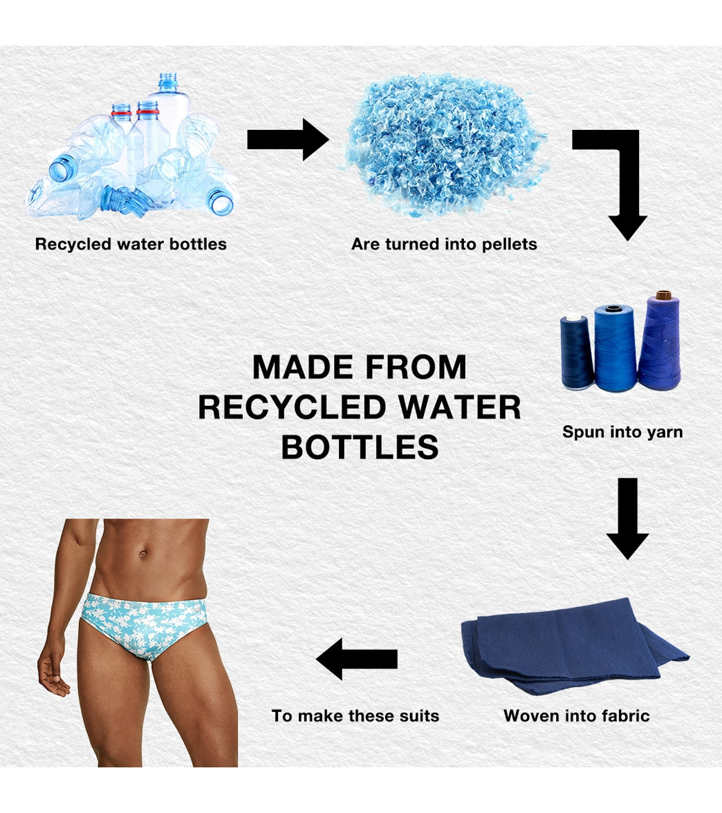 Speedo Vibe Men's Printed One Brief Swimsuit Darling Ditsy