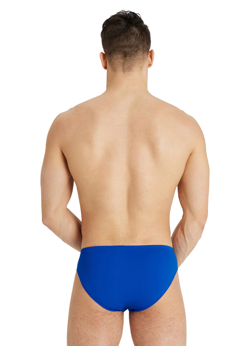 Arena Men's Solid Brief Swimsuit Royal/White
