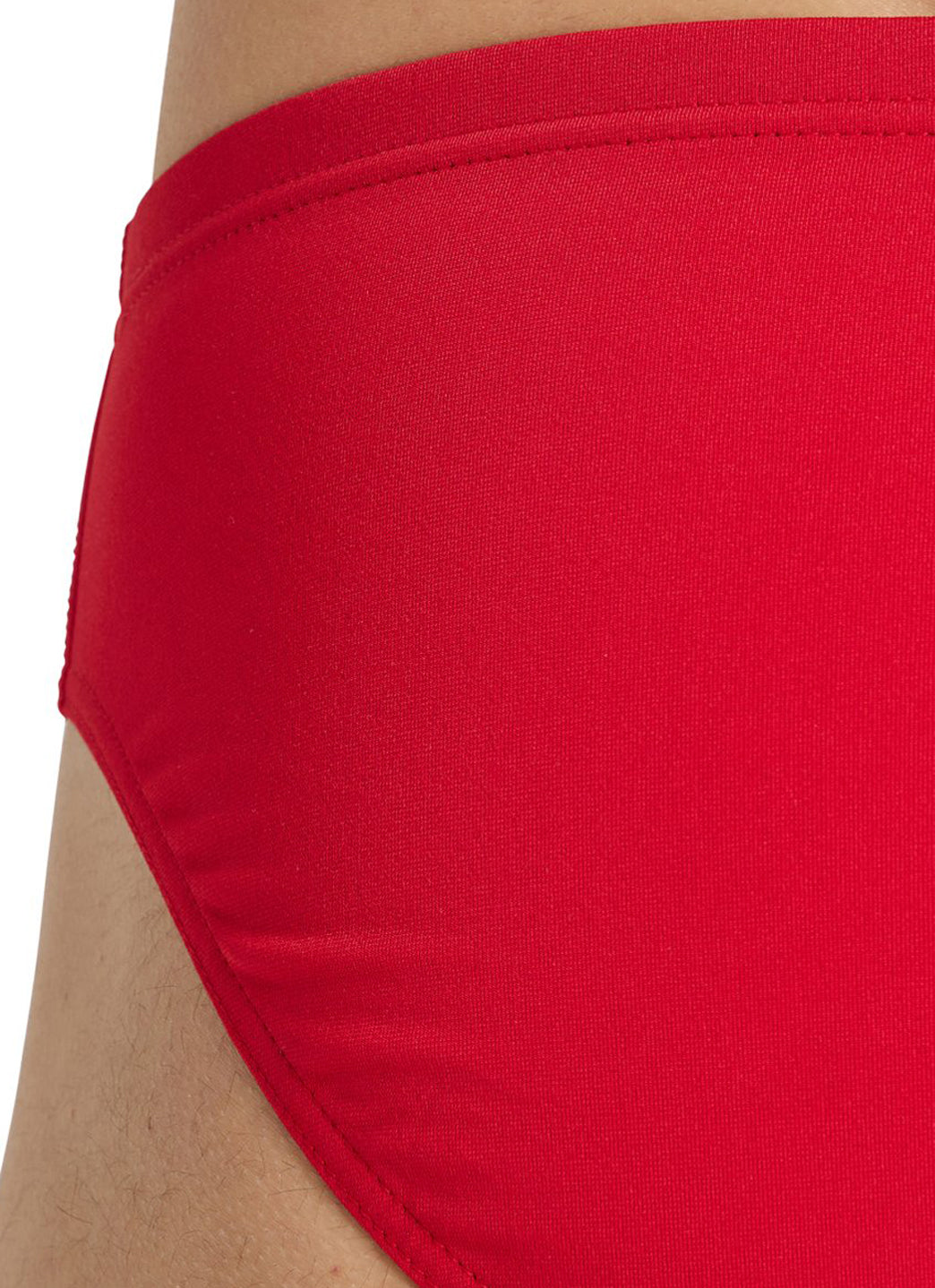 Arena Men's Solid Brief Swimsuit Red/White