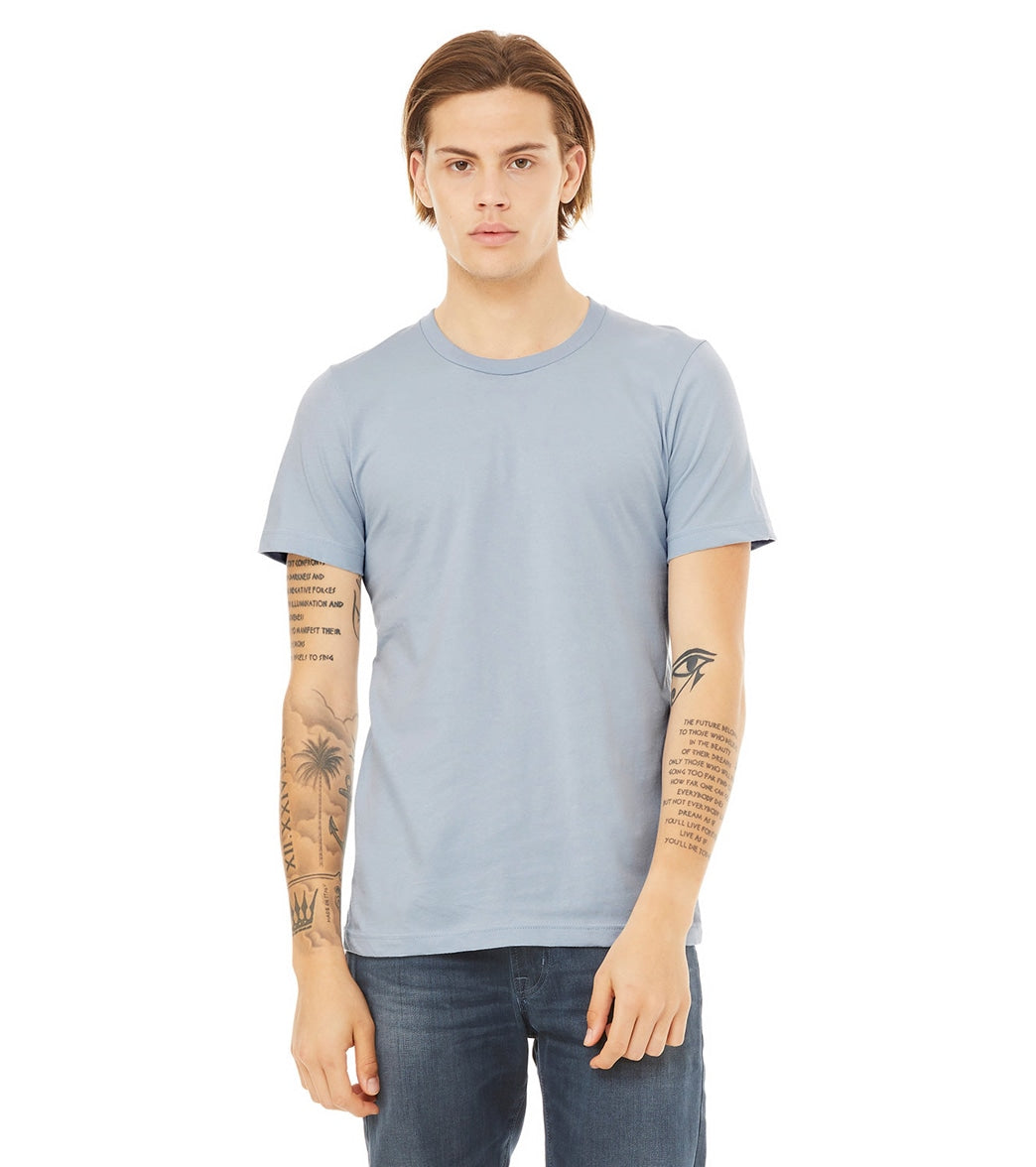 Bella + Canvas Unisex Jersey T-Shirt Light Blue