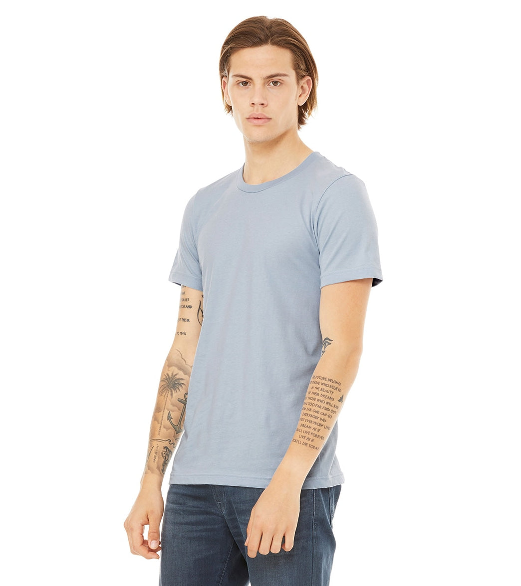 Bella + Canvas Unisex Jersey T-Shirt Light Blue