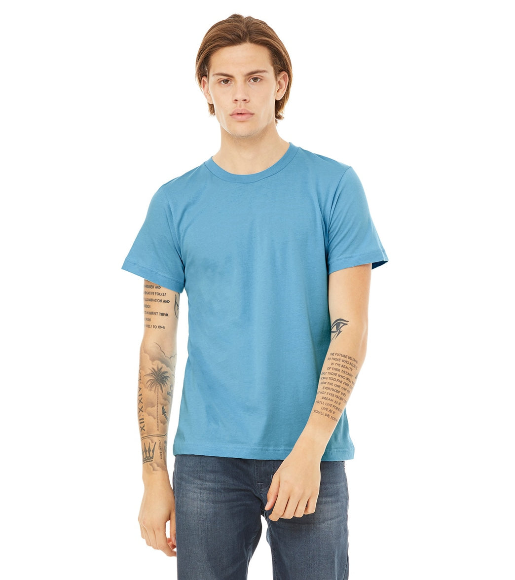Bella + Canvas Unisex Jersey T-Shirt Ocean Blue