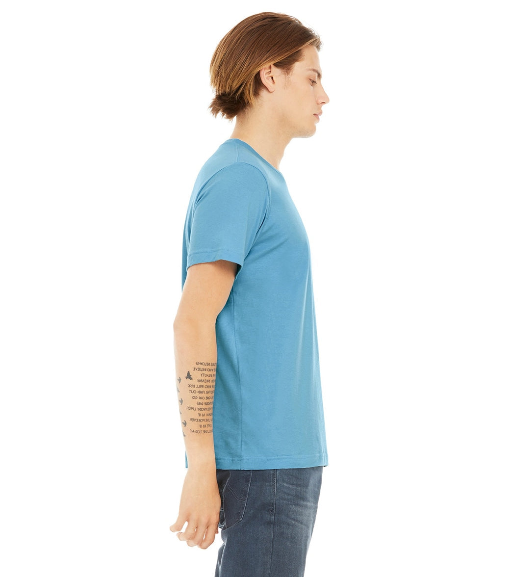 Bella + Canvas Unisex Jersey T-Shirt Ocean Blue
