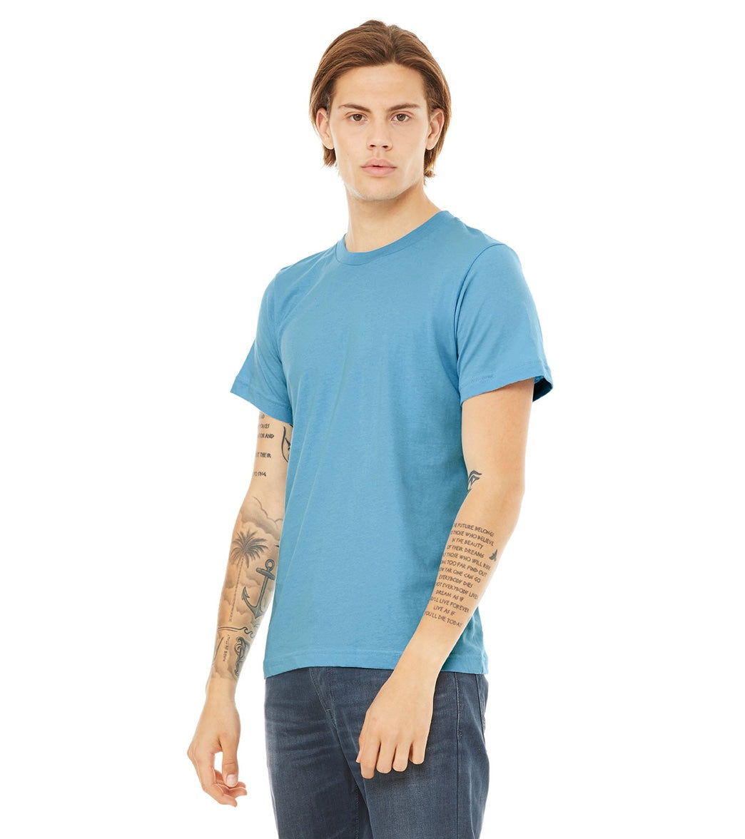 Bella + Canvas Unisex Jersey T-Shirt Ocean Blue