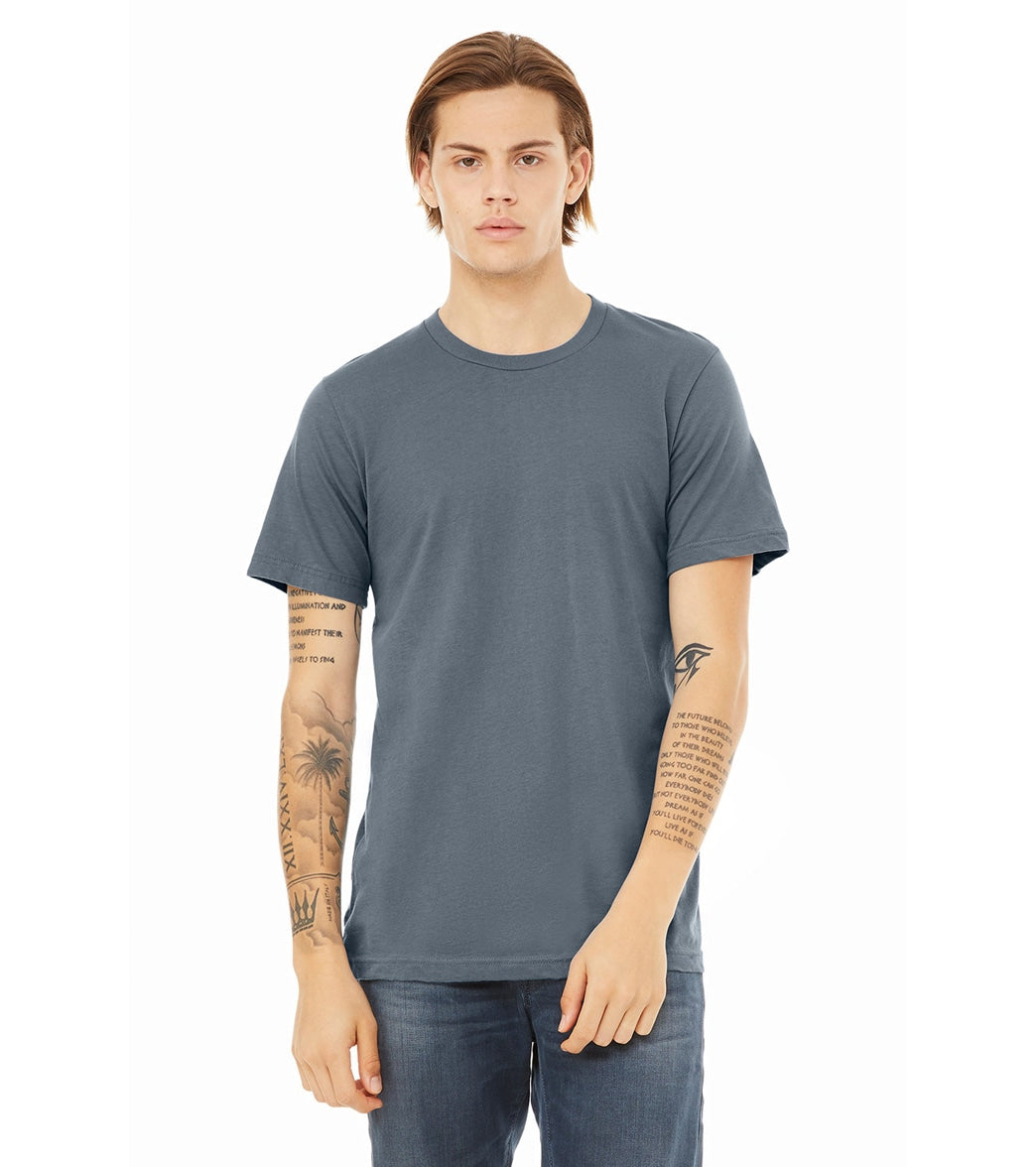 Bella + Canvas Unisex Jersey T-Shirt Steel Blue
