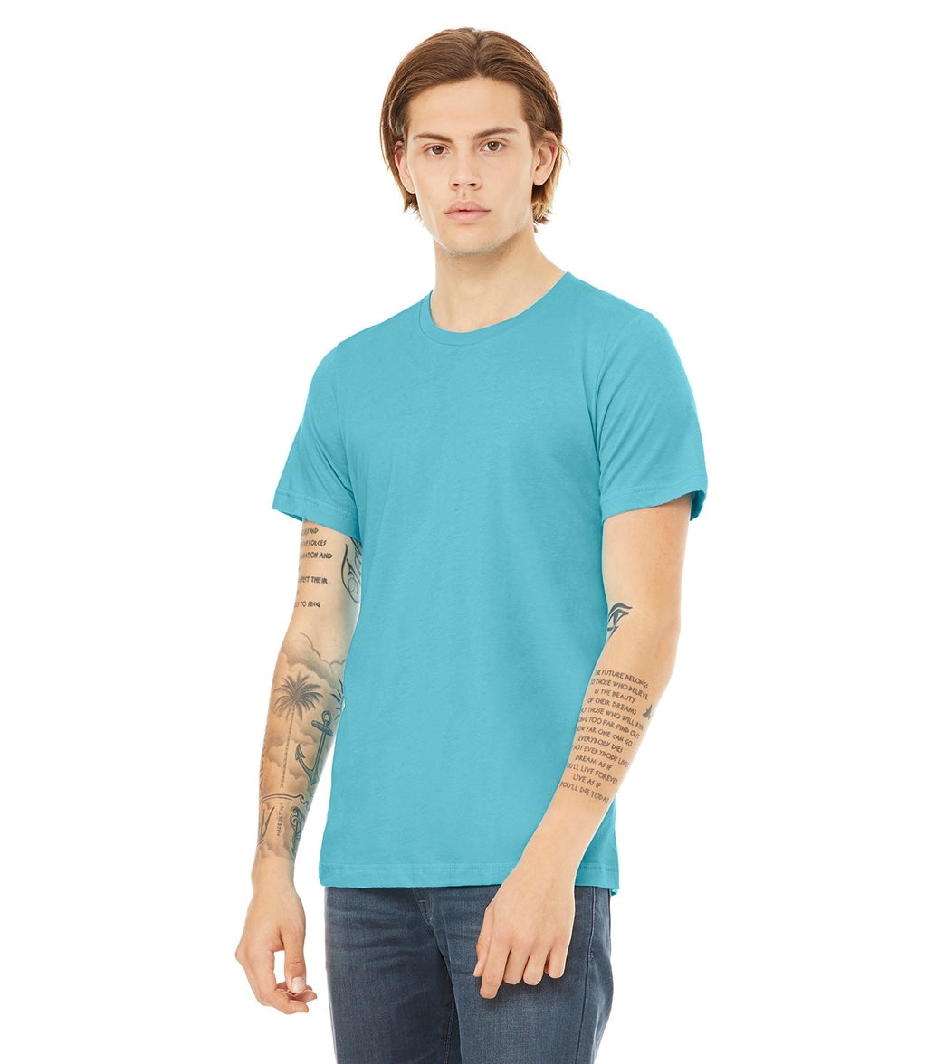 Bella + Canvas Unisex Jersey T-Shirt Turquoise