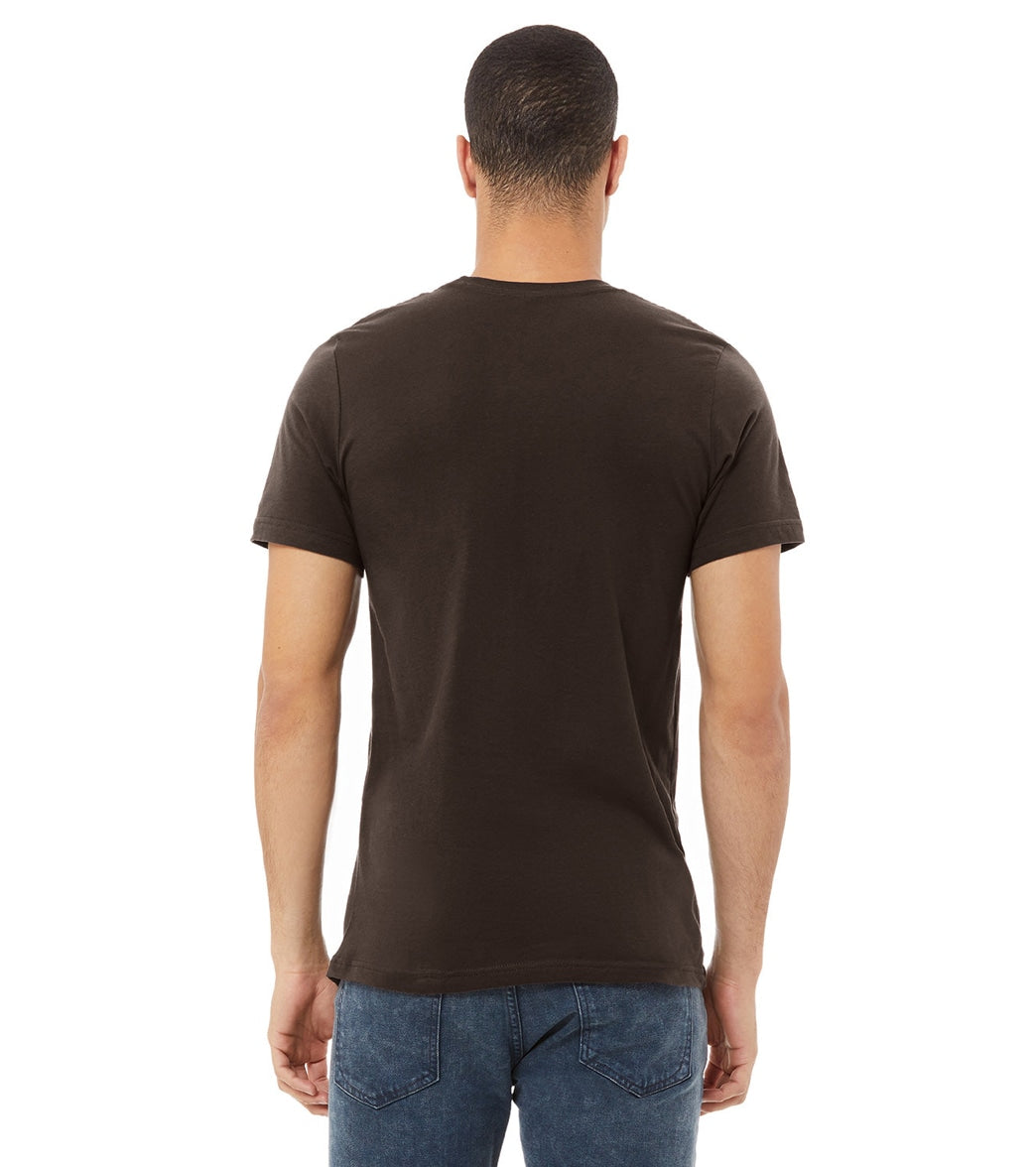 Bella + Canvas Unisex Jersey T-Shirt Brown