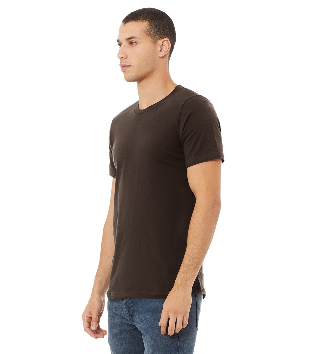 Bella + Canvas Unisex Jersey T-Shirt Brown