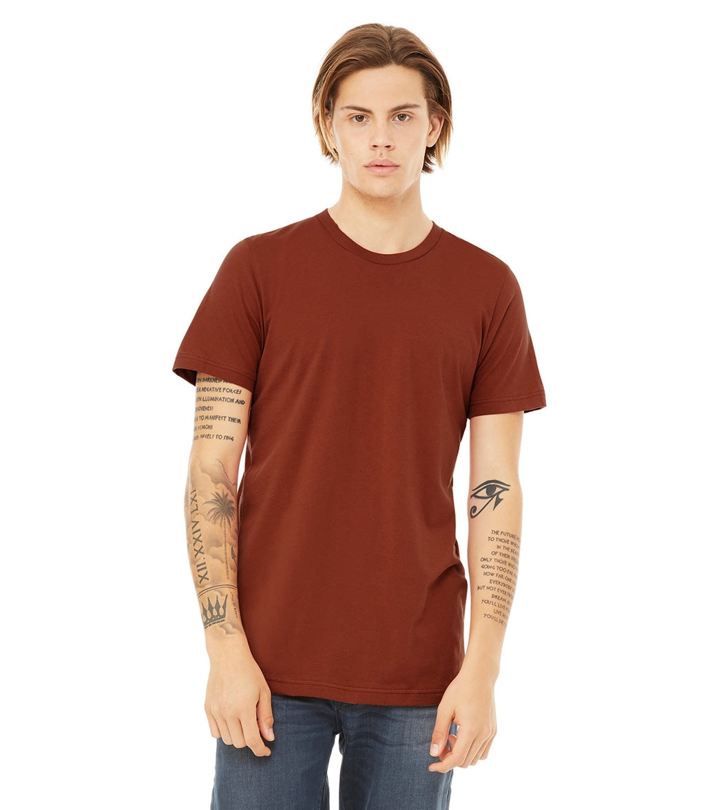 Bella + Canvas Unisex Jersey T-Shirt Rust