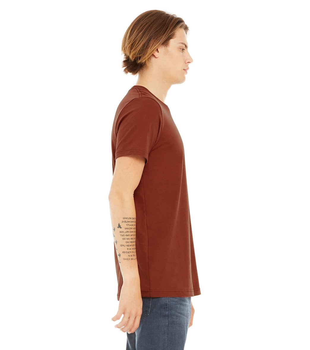 Bella + Canvas Unisex Jersey T-Shirt Rust