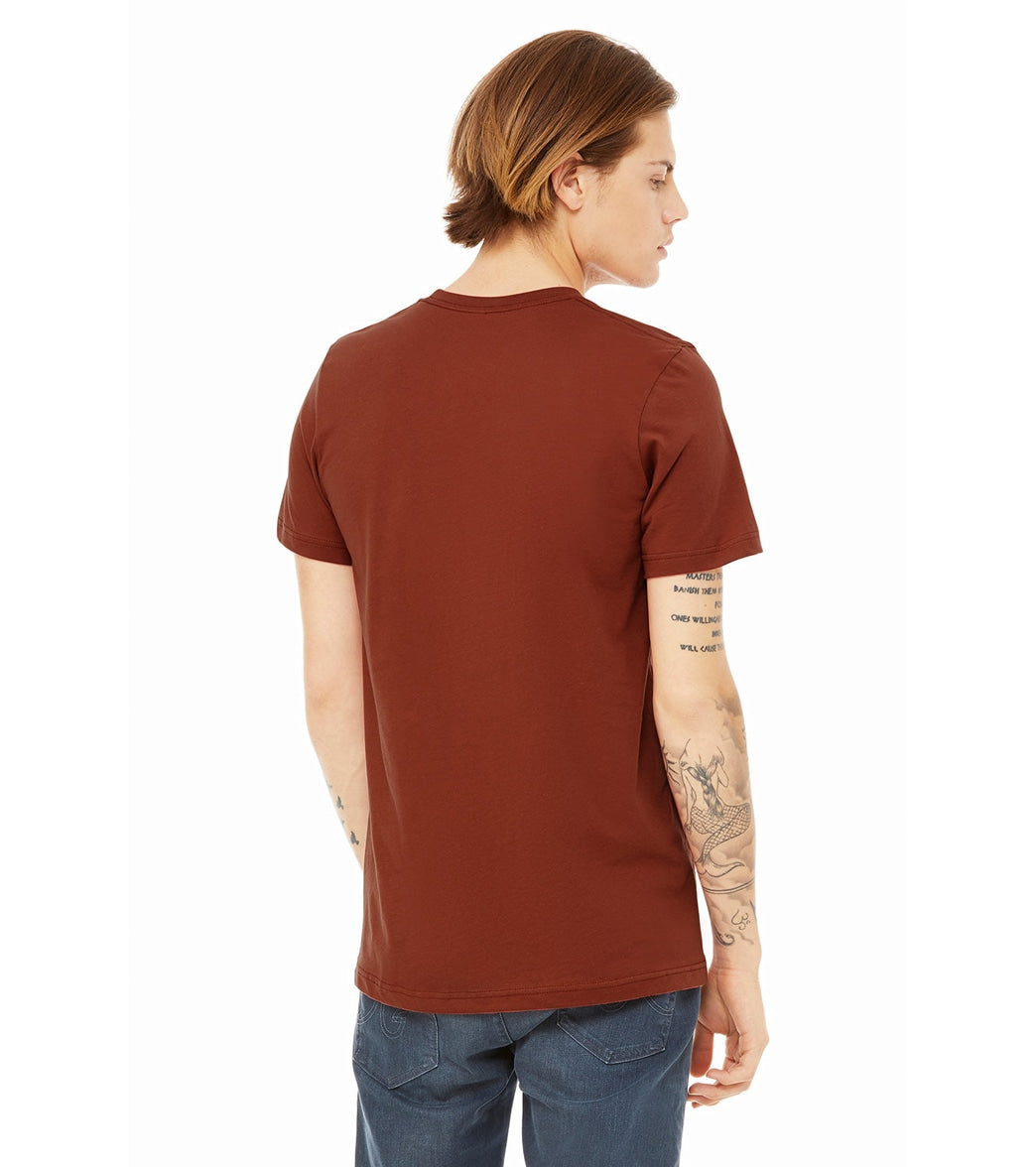 Bella + Canvas Unisex Jersey T-Shirt Rust