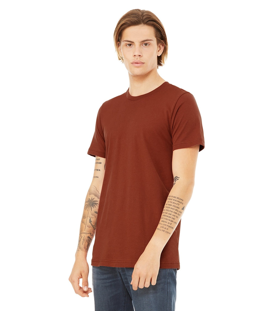 Bella + Canvas Unisex Jersey T-Shirt Rust