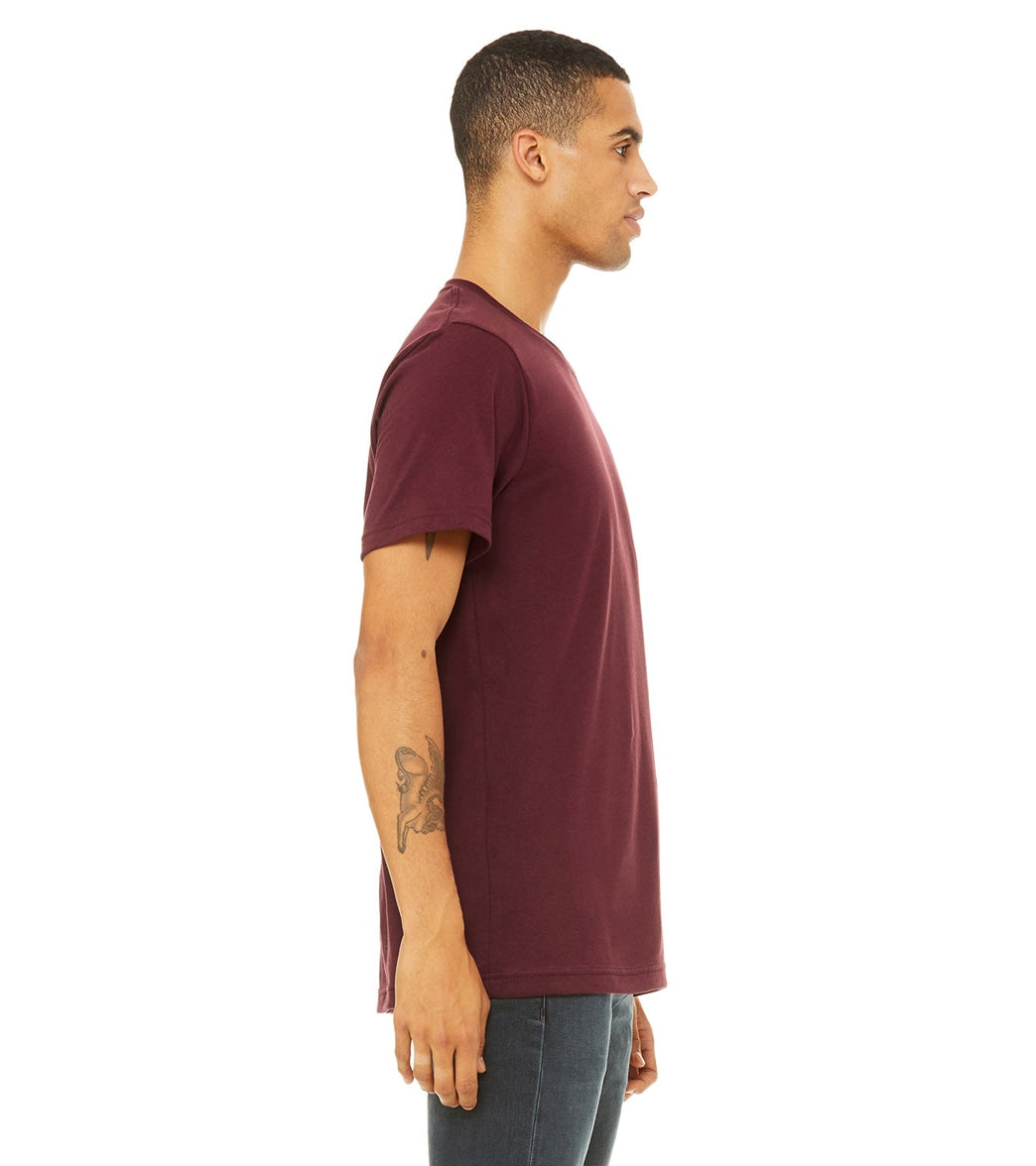Bella + Canvas Unisex Jersey T-Shirt Maroon