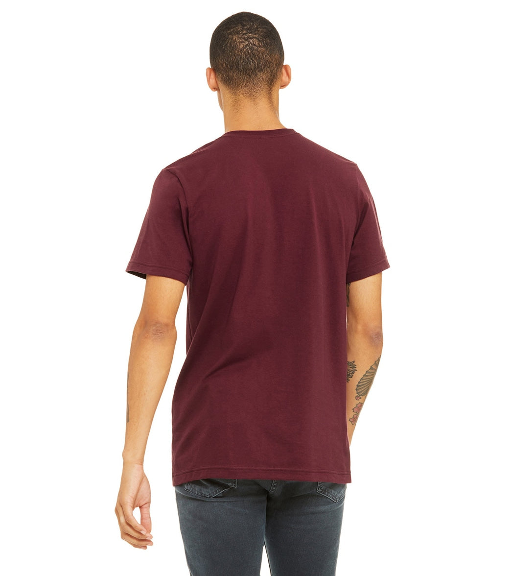 Bella + Canvas Unisex Jersey T-Shirt Maroon