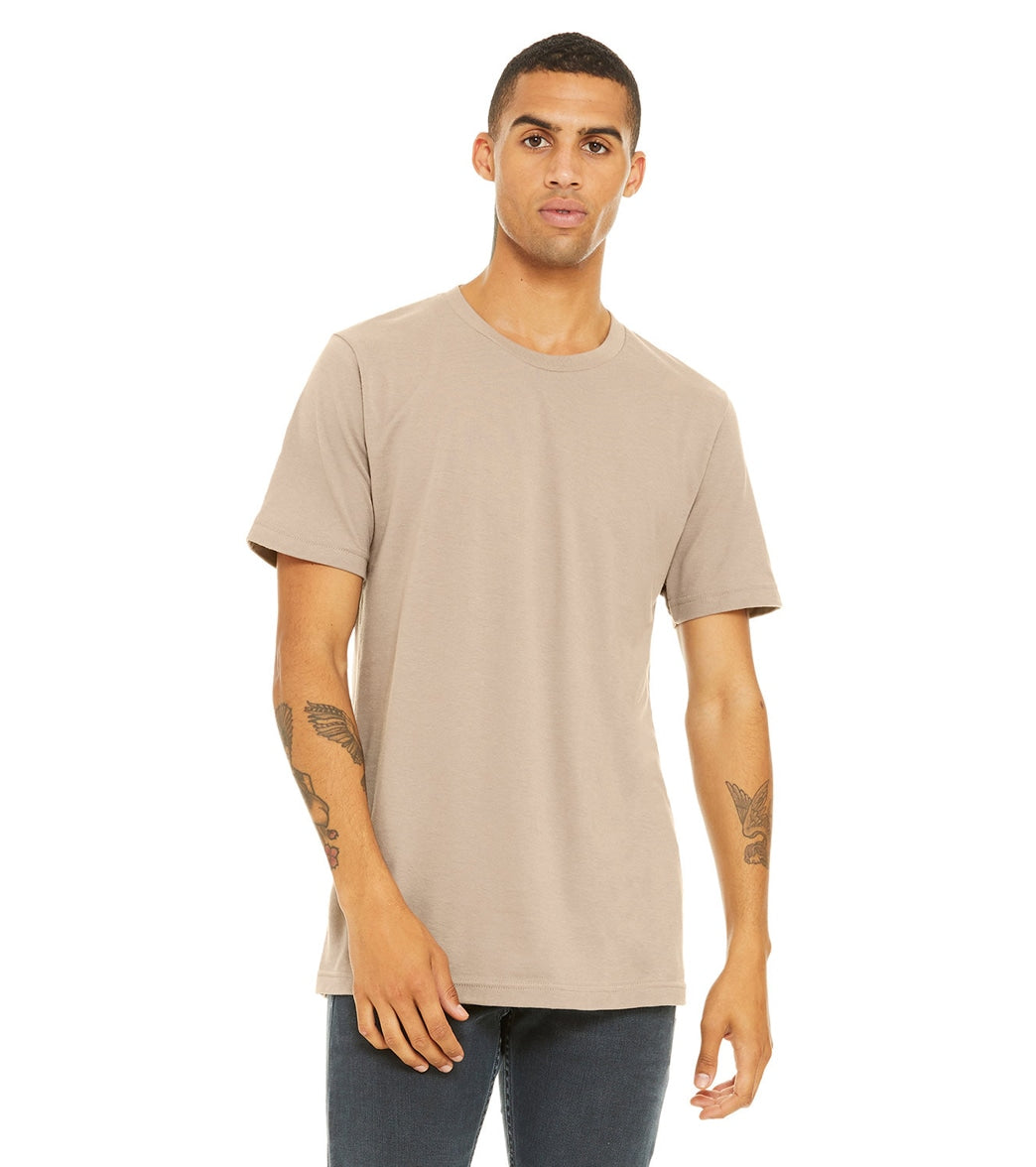 Bella + Canvas Unisex Jersey T-Shirt Tan
