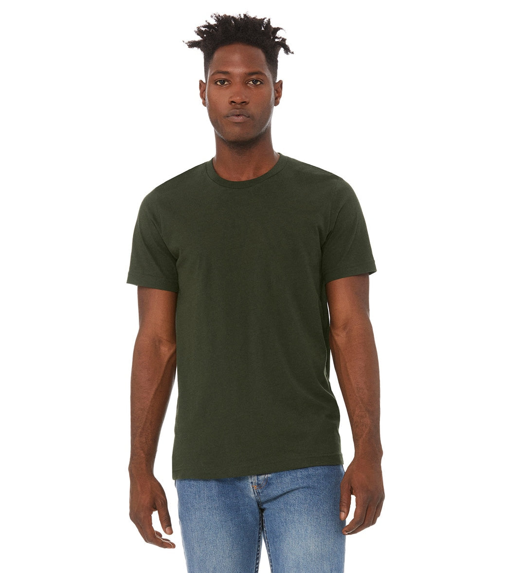 Bella + Canvas Unisex Jersey T-Shirt Dark Olive