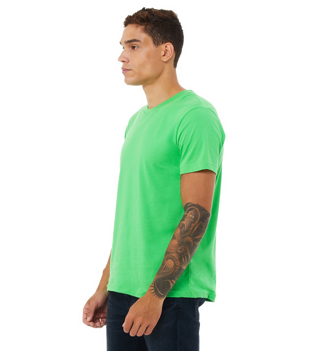 Bella + Canvas Unisex Jersey T-Shirt Synthetic Green