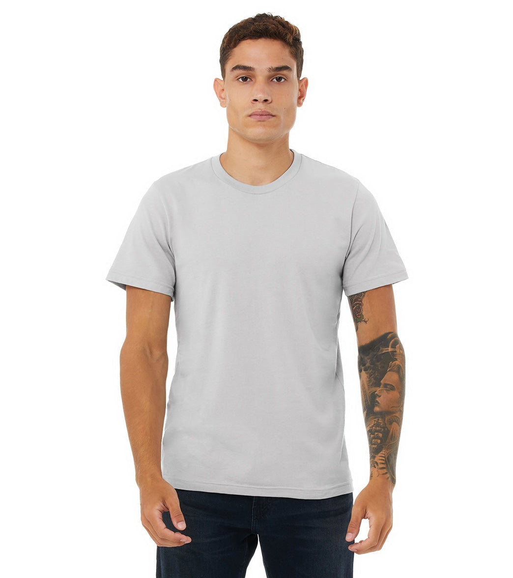 Bella + Canvas Unisex Jersey T-Shirt Solid Athletic Grey