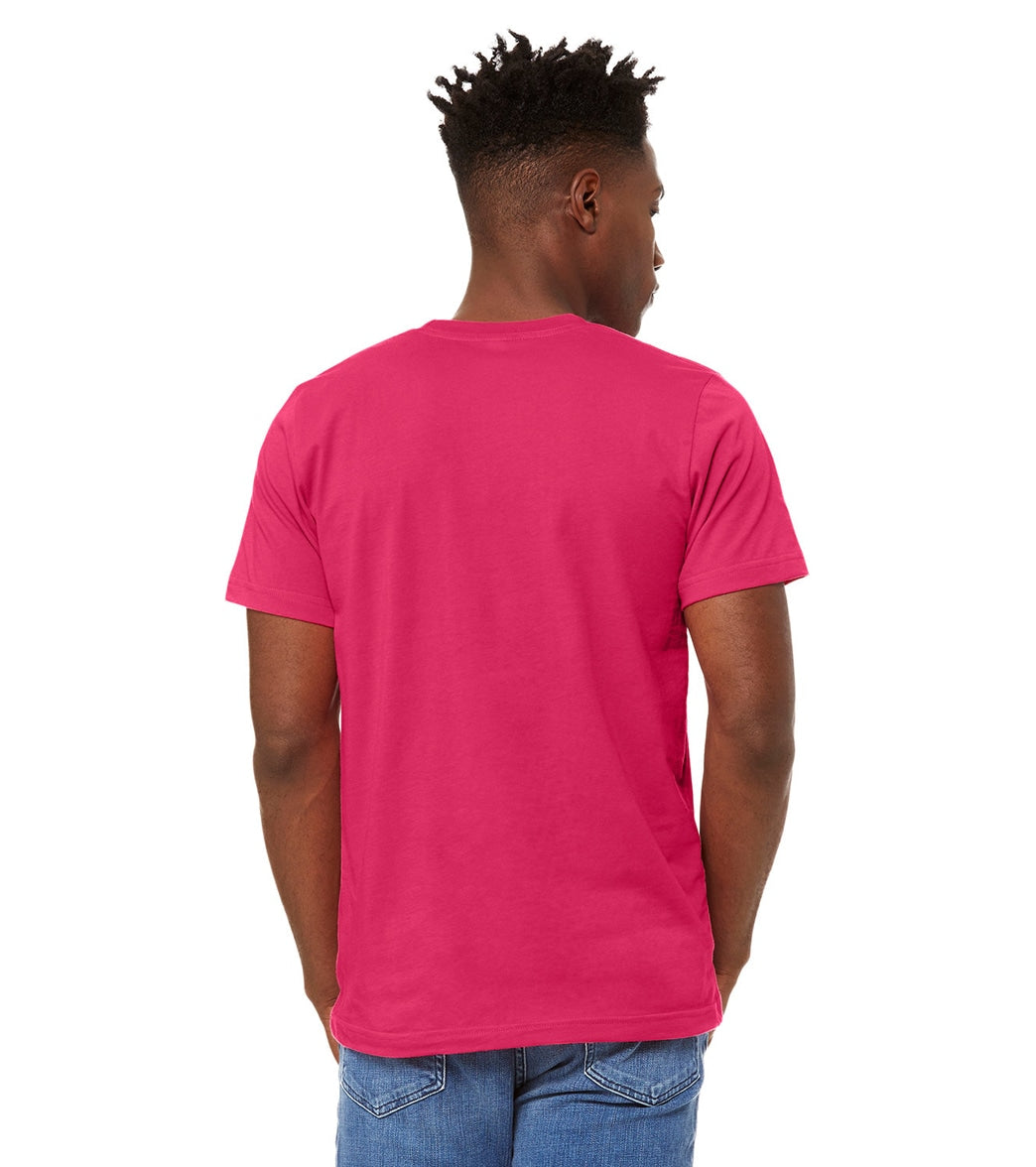 Bella + Canvas Unisex Jersey T-Shirt Fuchsia