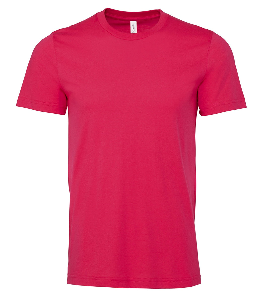 Bella + Canvas Unisex Jersey T-Shirt Fuchsia