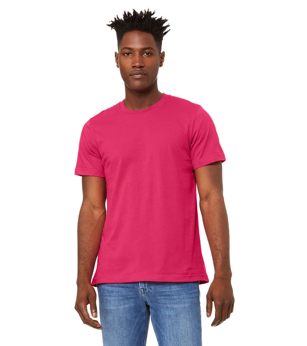 Bella + Canvas Unisex Jersey T-Shirt Fuchsia