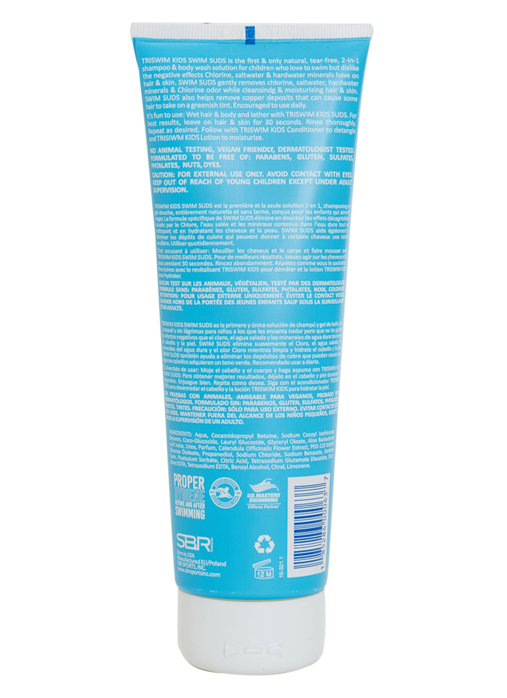 TRISWIM Baby 2-In-1 Natural Tear Free Swim Suds 8.5 oz