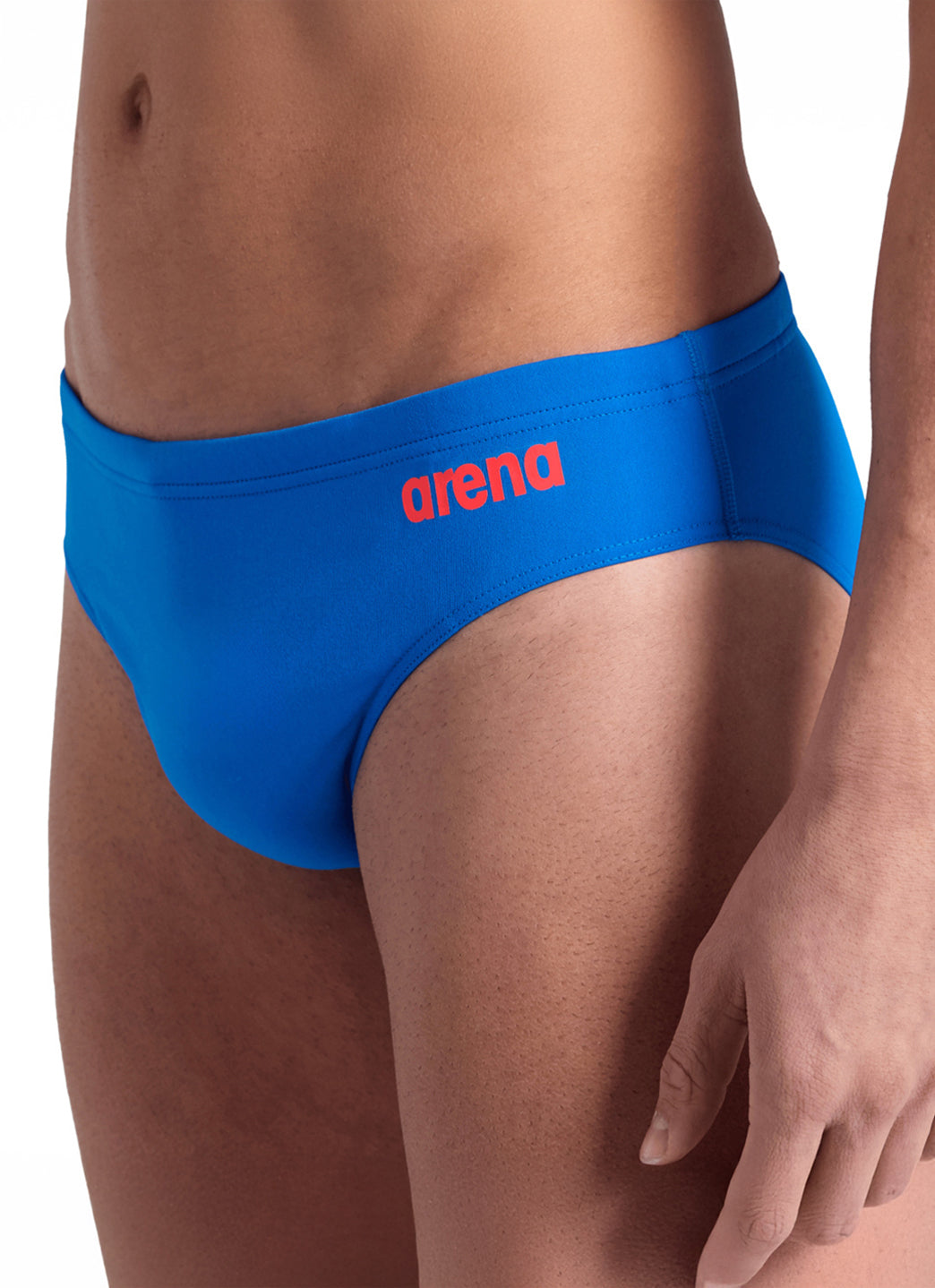 Arena Men's Solid Brief Swimsuit Blue River