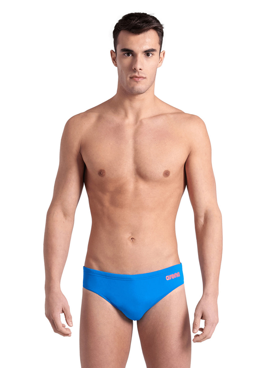 Arena Men's Solid Brief Swimsuit Blue River