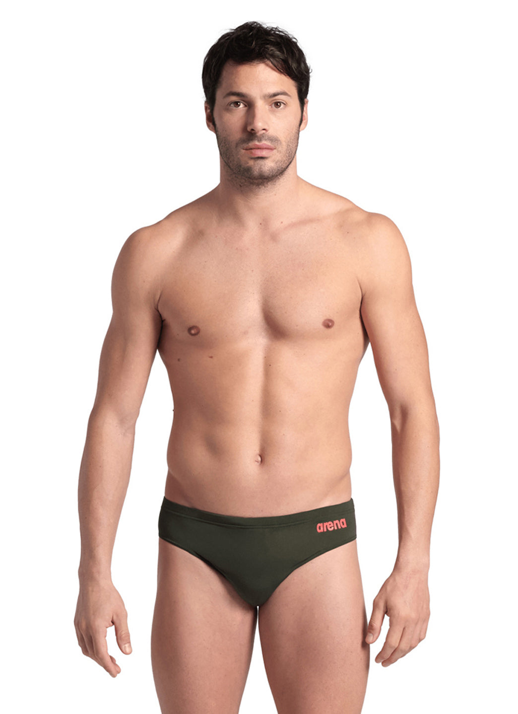 Arena Men's Solid Brief Swimsuit Dark Sage