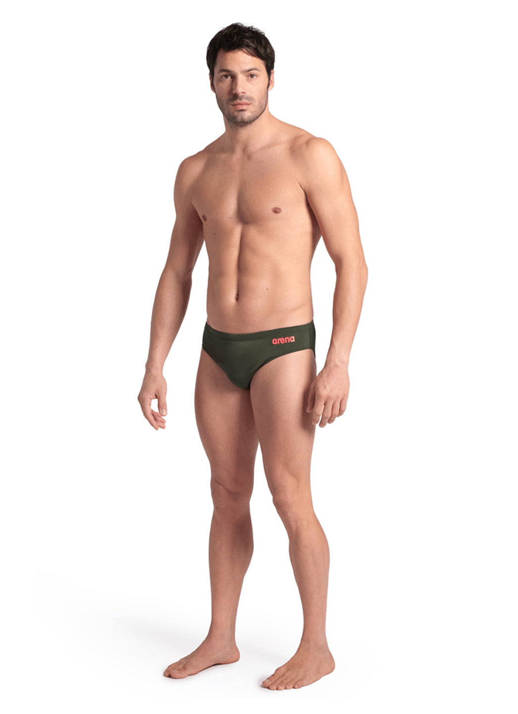 Arena Men's Solid Brief Swimsuit Dark Sage