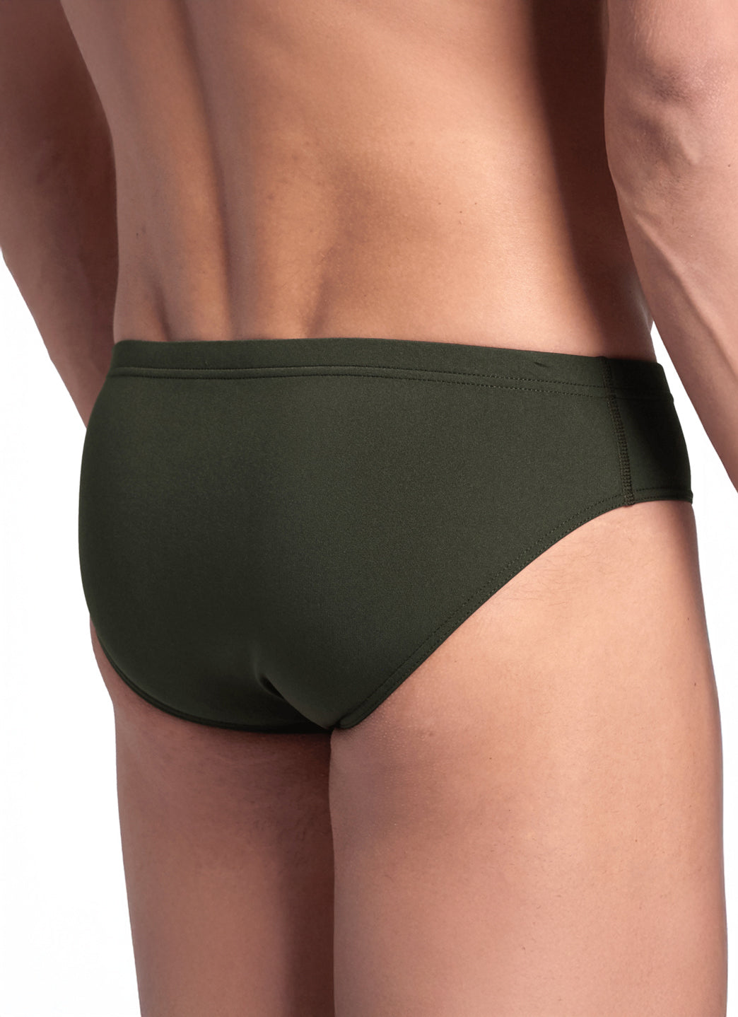 Arena Men's Solid Brief Swimsuit Dark Sage