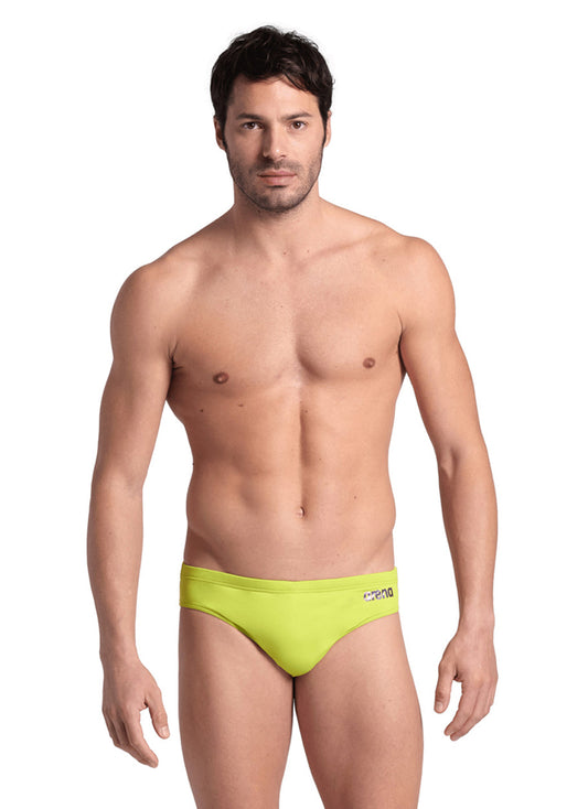 Arena Men's Solid Brief Swimsuit Soft Green
