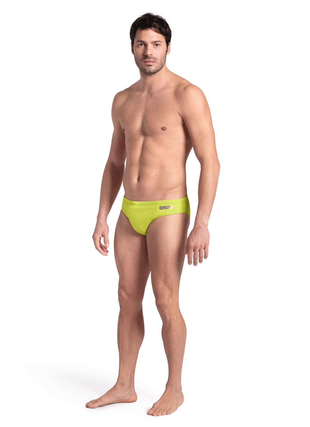 Arena Men's Solid Brief Swimsuit Soft Green