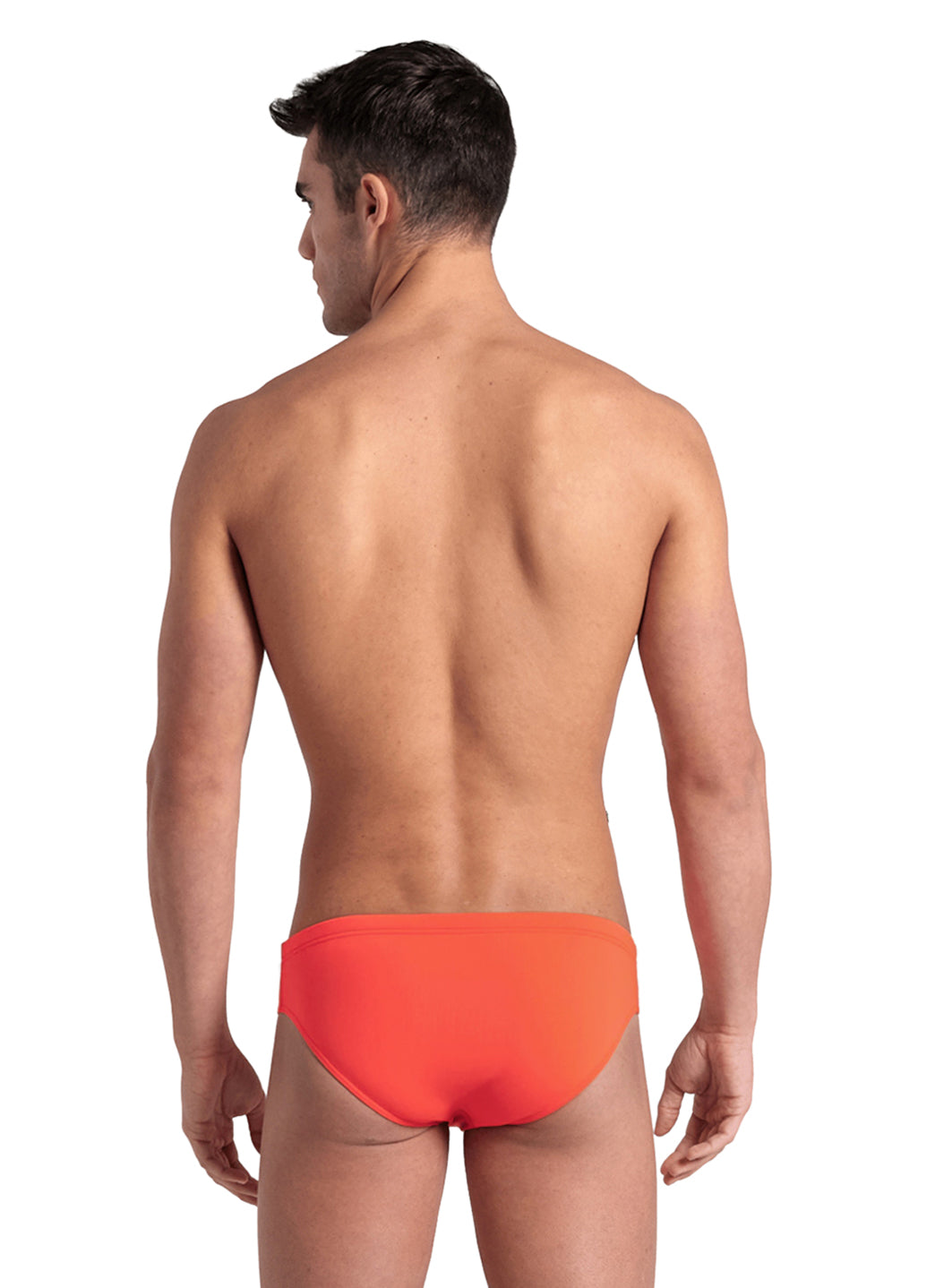 Arena Men's Solid Brief Swimsuit Bright Coral