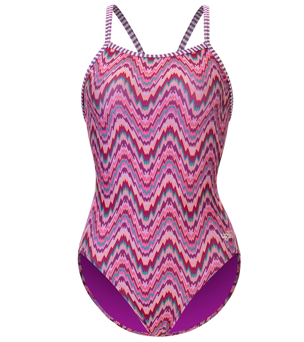 Dolfin Uglies Women's V-2 Back One Piece Swimsuit Nomad