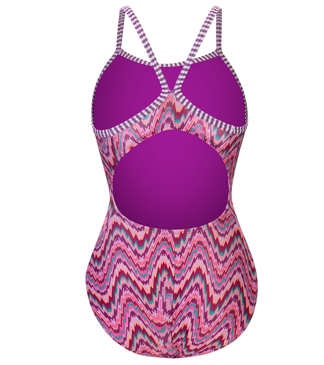 Dolfin Uglies Women's V-2 Back One Piece Swimsuit Nomad