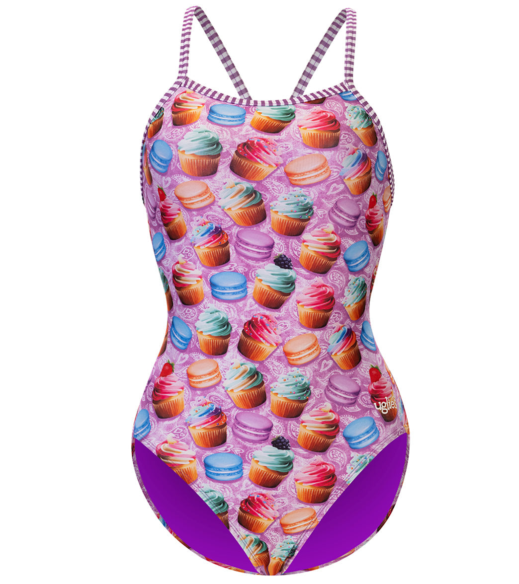 Dolfin Uglies Women's V-2 Back One Piece Swimsuit Bon Appetit