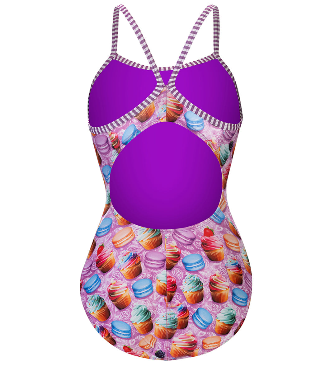 Dolfin Uglies Women's V-2 Back One Piece Swimsuit Bon Appetit