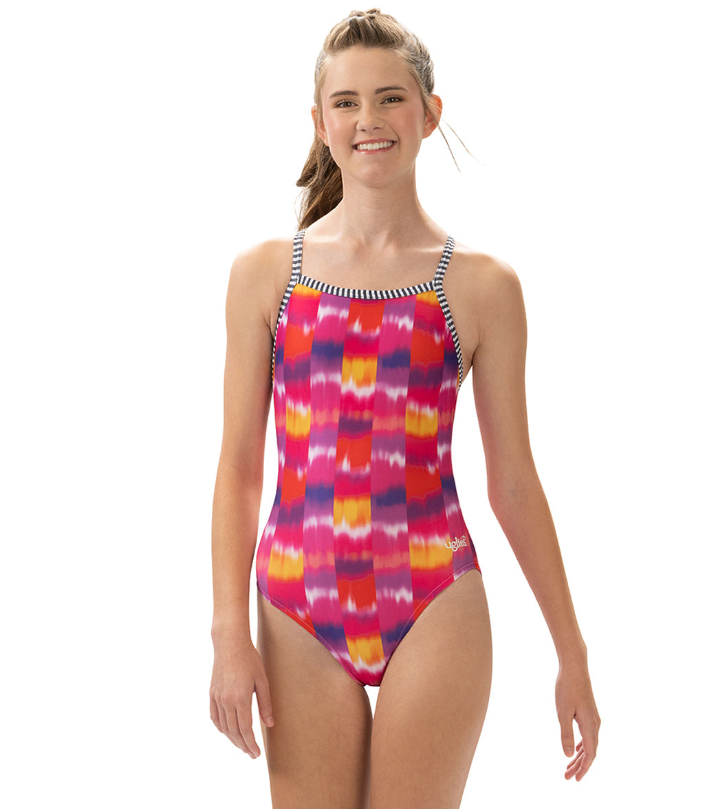 Dolfin Uglies Women's V-2 Back One Piece Swimsuit Far Out