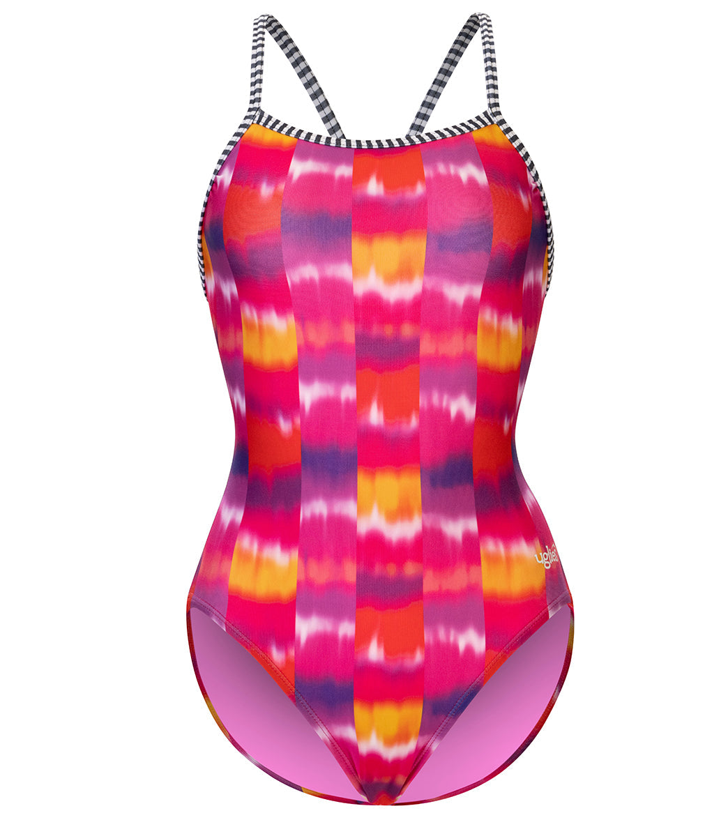 Dolfin Uglies Women's V-2 Back One Piece Swimsuit Far Out