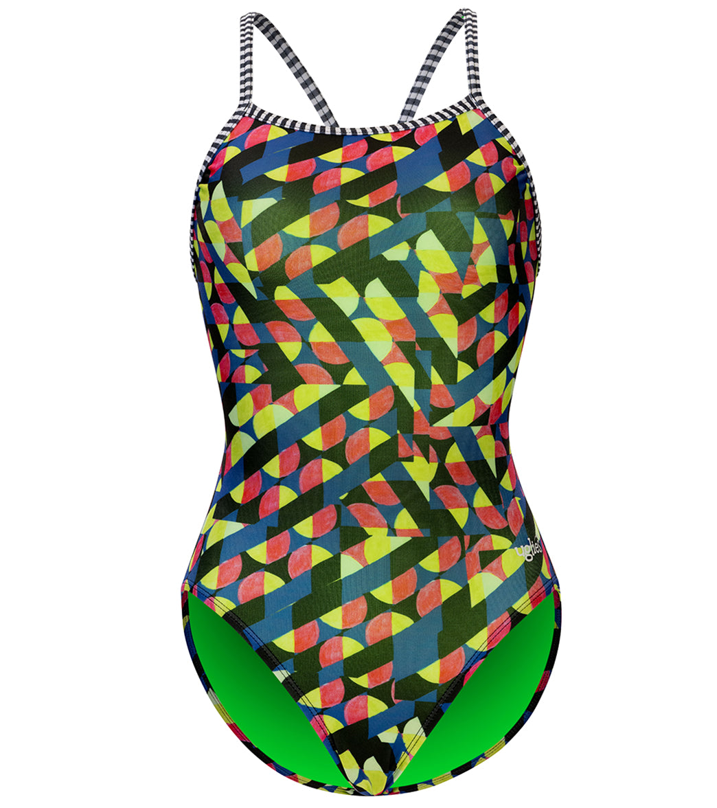 Dolfin Uglies Women's V-2 Back One Piece Swimsuit Gamescape