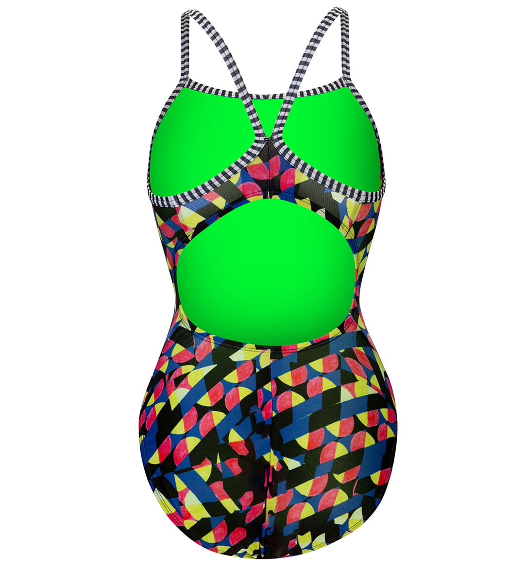 Dolfin Uglies Women's V-2 Back One Piece Swimsuit Gamescape