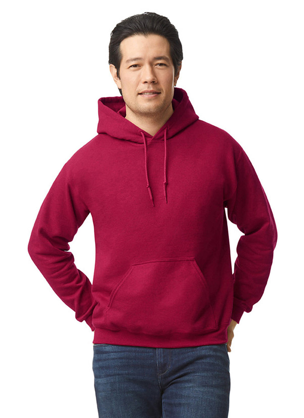 SwimOutlet Unisex Heavy Blend Hooded Sweatshirt Antique Cherry Red